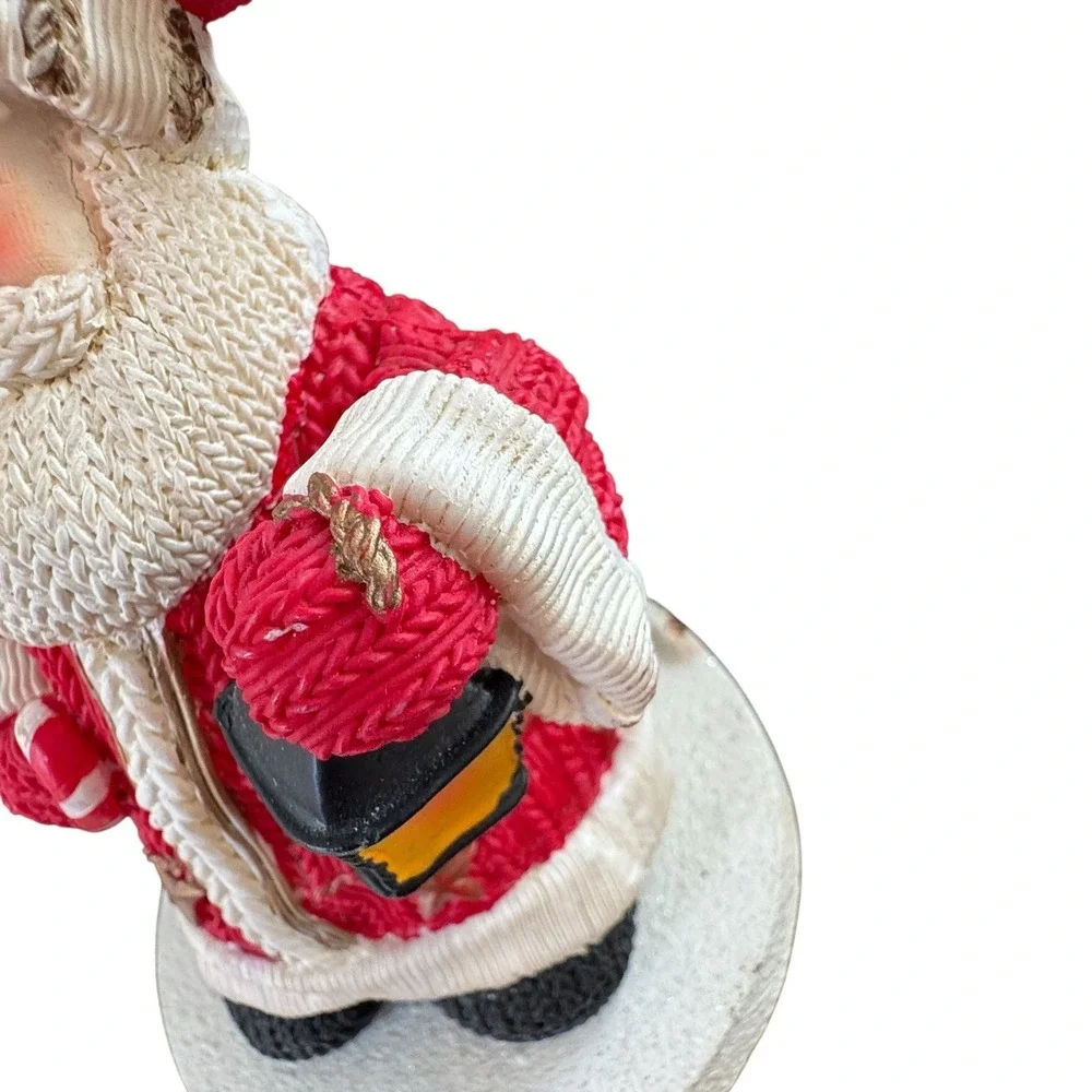 Santa Claus Stocking Hanger Cardinal Birdhouse Texture‎ Resin mantle decor